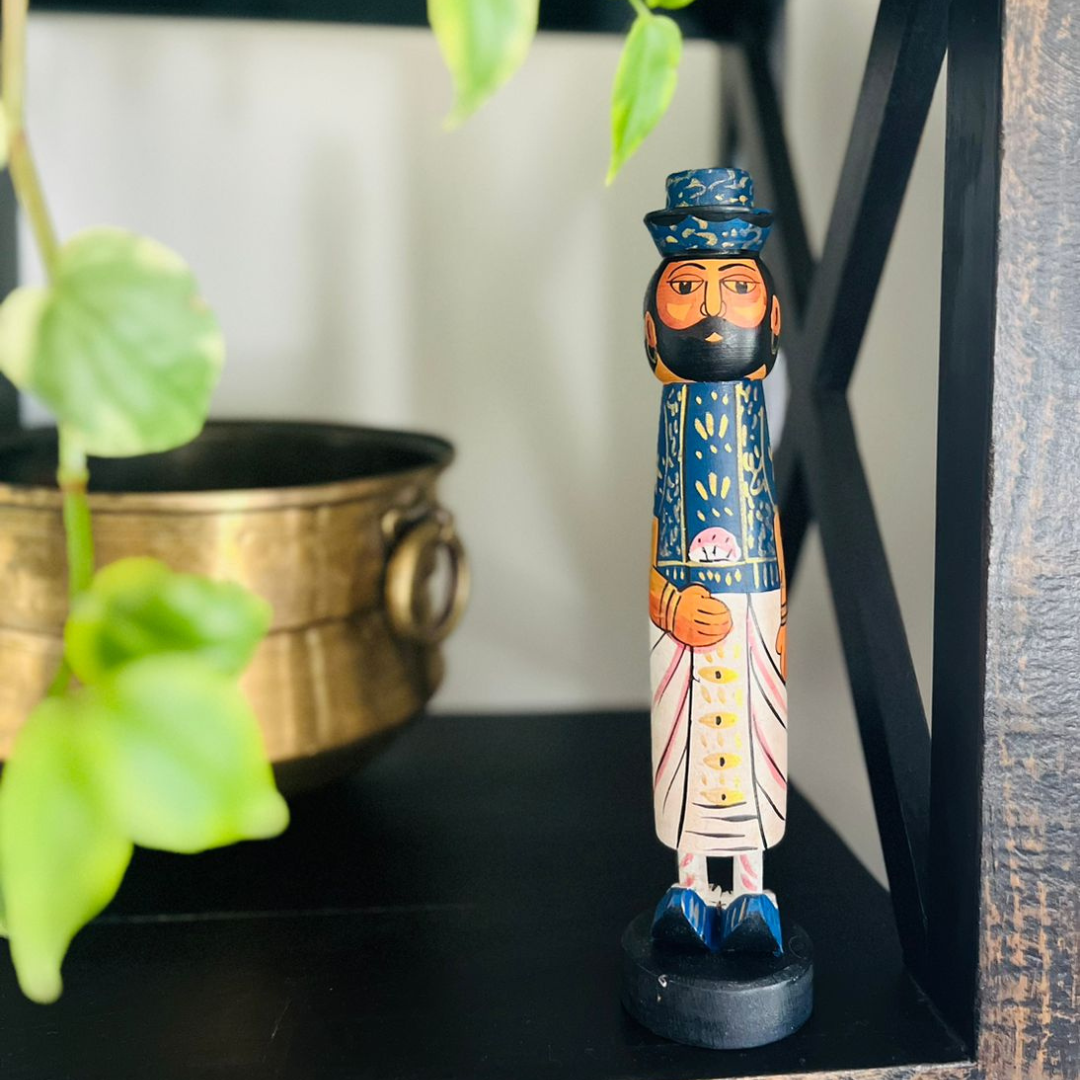 Hand painted Wooden Character
