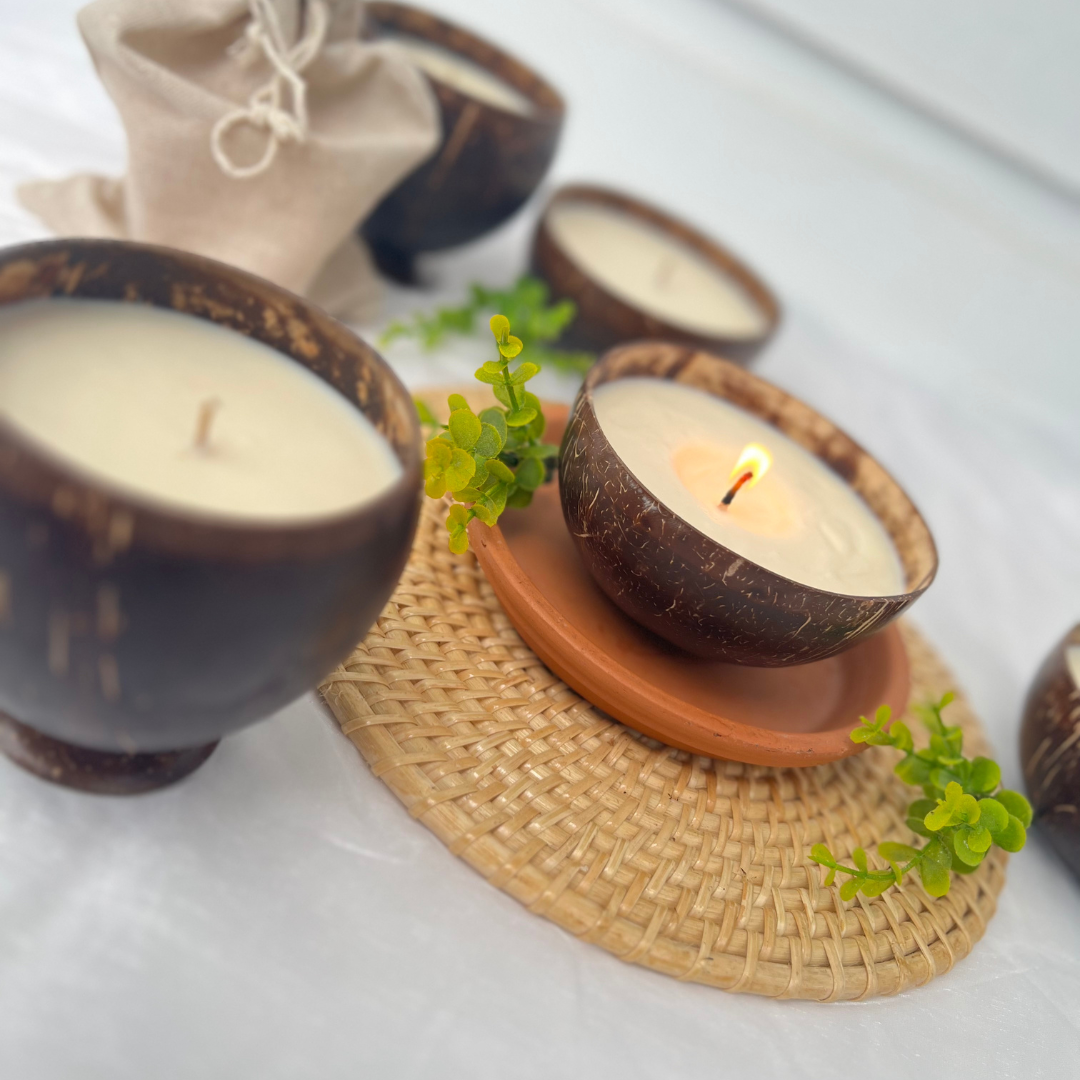 Eco-friendly Coconut Shell Candle