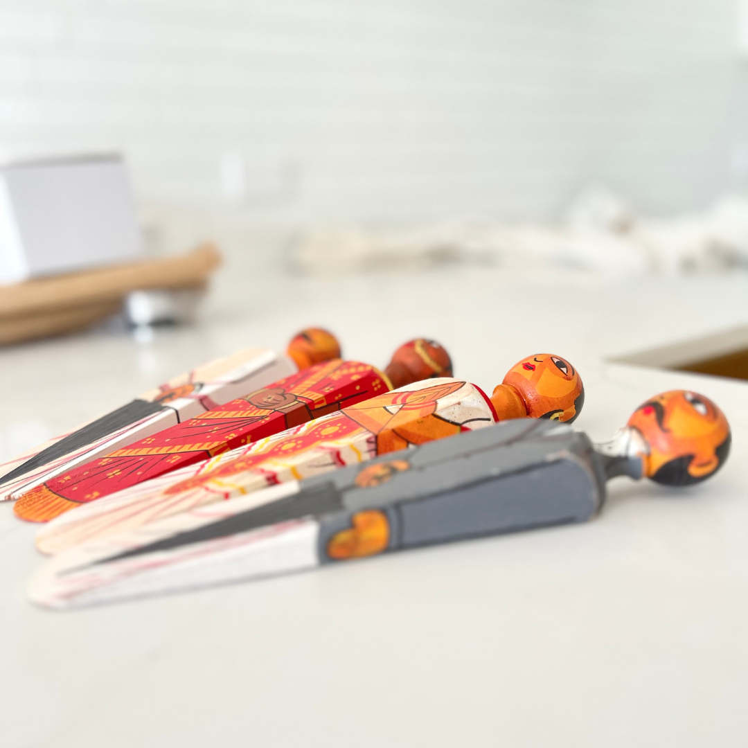 Hand-Carved Door Stoppers