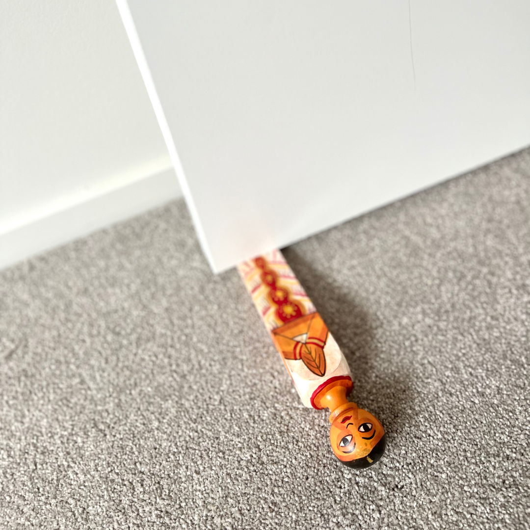 Hand-Carved Door Stoppers