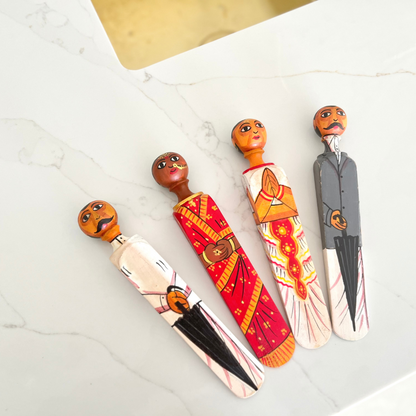 Hand-Carved Door Stoppers